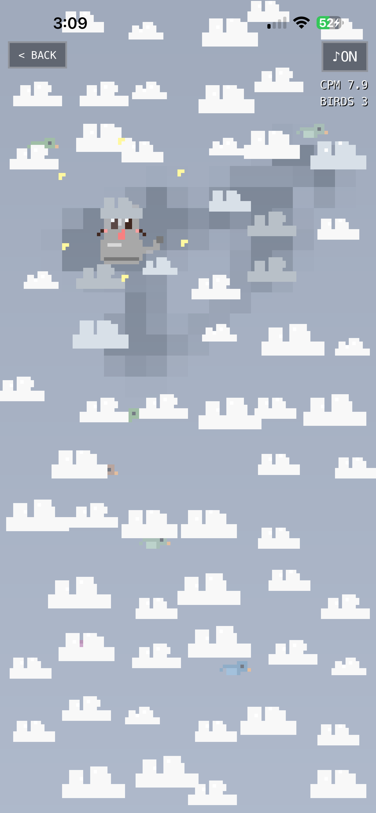 8-bit mode with discovered pixel cat